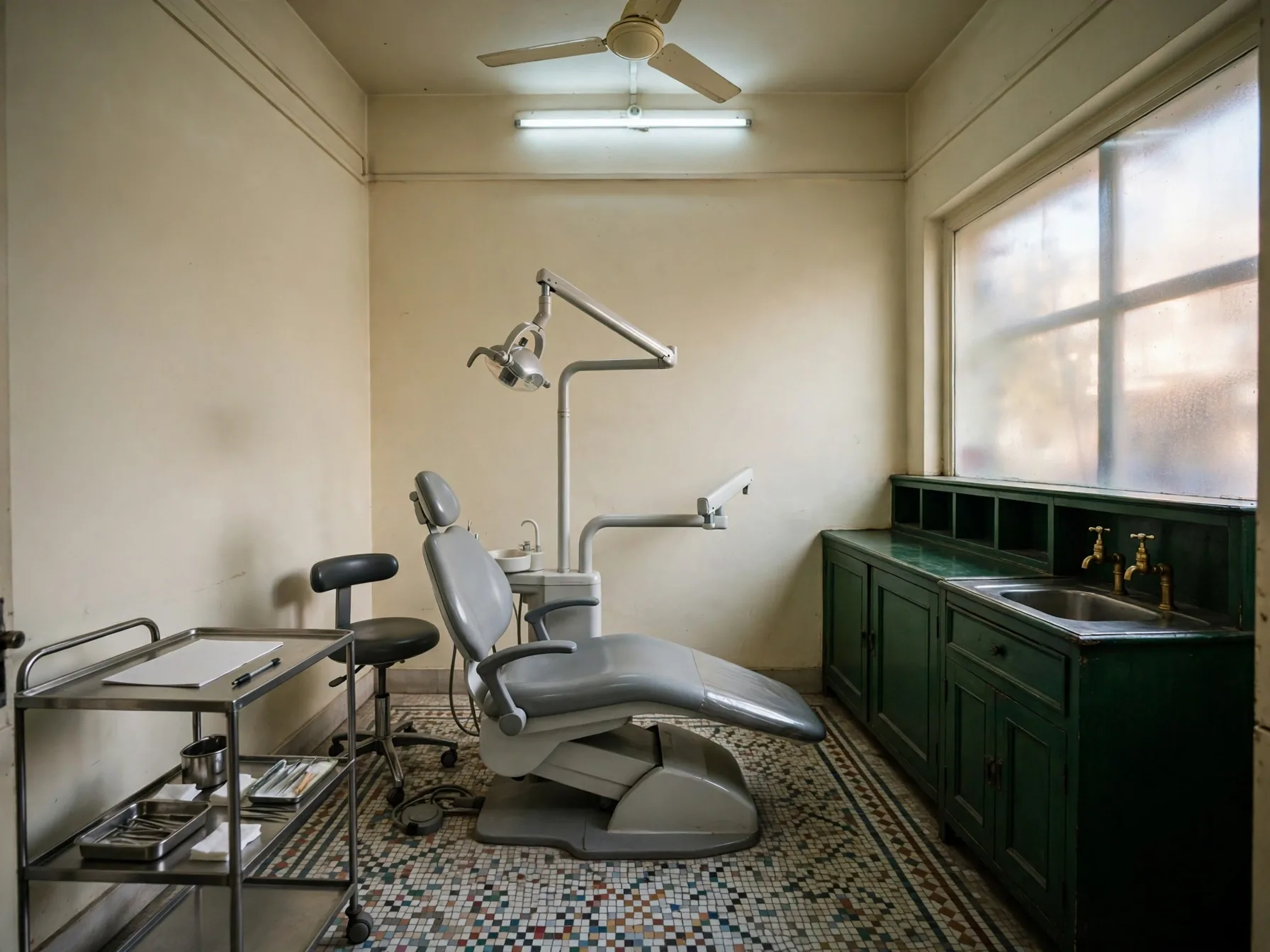 A treatment room at Grover Dental Clinic, Jaipur